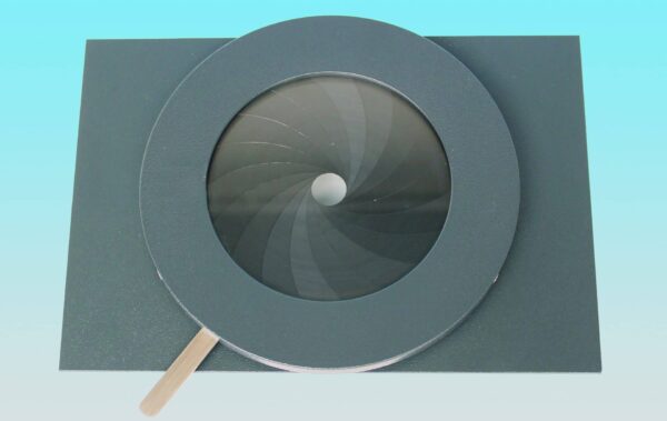 Aufsatzblende für "Universal-plus" und "WilnoLED Universal-plus", Irisblende mit ø 6 - 120 mm