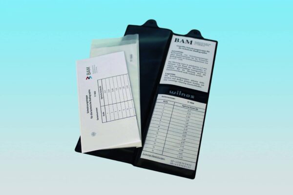 Calibrated Density Reference Scale, with BAM certificate, traceable to NIST(USA)