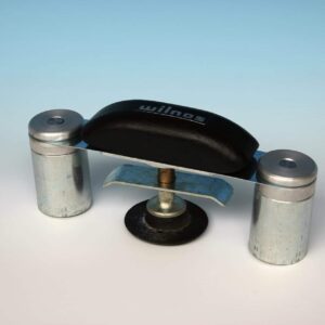 WILNOS cassette holder, comprising 2 special magnets with very high adhesion and a cassette hold down device.
