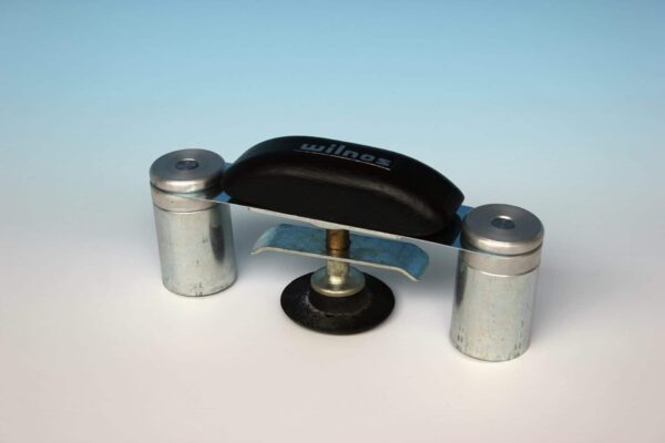 WILNOS cassette holder, comprising 2 special magnets with very high adhesion and a cassette hold down device.