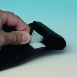 WILNOFIX cassettes, 0.4 mm black PVC with VELCRO fastener,  24 x 30 cm