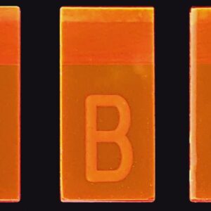 WILNOS X-ray markers, with slot 4 mm symbol height, set A - Z