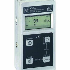 Digital Dose Rate Meter type Graetz X 5 C plus, with battery and manufacturers calibration report